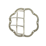 Victorian Sterling Silver Floral Belt Buckle Antique 1900 Chester