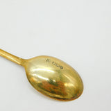King George V Sterling Silver Gilt Commemorative Spoon 1949 Sheffield