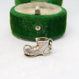 Sterling Silver Old Shoe Charm Pendant Vintage c1970
