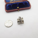 Sterling Silver Mr Piano Man Charm Pendant Vintage c1970