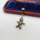 Sterling Silver Little Scarecrow Charm Pendant Vintage c1970