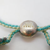 Links of London Sterling Silver Fabric Cartridge Bracelet Vintage 2009 Edinburgh