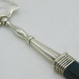 George III Sterling Silver & Bloodstone Handle Butter Spade Antique 1791 London
