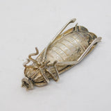 Sterling Silver Large Insect of Bug Figurine Ornament Vintage c1970s