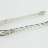 Channel Islands Georgian Sterling Silver Sugar Tongs Antique c1820