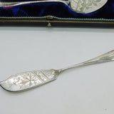Victorian Boxed Silver Plated Breakfast Set Antique c1890 Walker & Hall