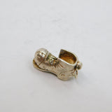 Sterling Silver Scruffy Boot Or Clowns Shoe Charm Pendant Vintage c1950s
