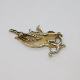 Sterling Silver Cupid Form Brooch Vintage c1970