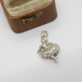 Sterling Silver Ballerina Charm Pendant Vintage c1970