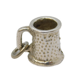 Sterling Silver Beer Tankard Charm Pendant Vintage c1970