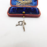 Sterling Silver Matador Charm Pendant Vintage c1970