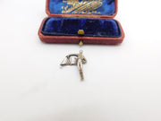 Sterling Silver Matador Charm Pendant Vintage c1970