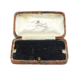 Edwardian Tooled Moroccan Leather Jewellery Box, Dorchester Antique c1910