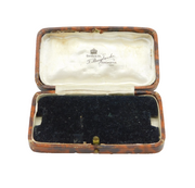 Edwardian Tooled Moroccan Leather Jewellery Box, Dorchester Antique c1910