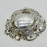 Victorian Sterling Silver Floral Pierced Treat Dish Antique 1895 London