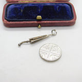 Sterling Silver Umbrella Charm Pendant Vintage c1970