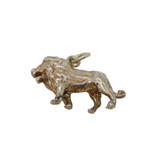 Sterling Silver Lion Form Leo Horoscope Symbol Charm Pendant Vintage c1970s