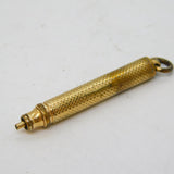 Art Deco Rolled Gold Propelling Pencil Fob Antique c1920s