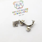 Sterling Silver Openable Vespa Motorbike Charm Vintage c1970