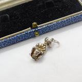 Sterling Silver Mexican Bongo Drummer Charm Pendant Vintage c1970