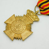 Belgium King Albert 1909-1934 Military Medal for Long Service Antique