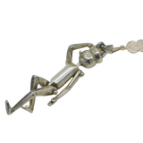 Unoaerre Italian Sterling Silver Large Articulated Dancer Pendant Vintage