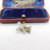 Sterling Silver Dutch Windmill Charm Pendant Vintage c1970