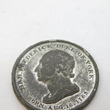 George IV Frederick Duke of York Memorial Mourning Medal Antique 1827