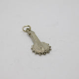 Sterling Silver Banjo Charm Pendant Vintage c1970