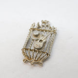 Sterling Silver Spanish Musical Flamenco Charm Pendant Vintage c1970
