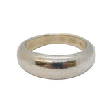 Chunky Studio Sterling Silver Band Ring Vintage c1970s