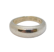 Chunky Studio Sterling Silver Band Ring Vintage c1970s