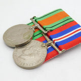 WWII Medal Group Defence & General Service Medal Antique c1945