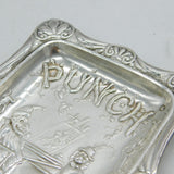 Victorian Sterling Silver Novelty Punch & Judy Pin Dish Antique 1893 Birmingham