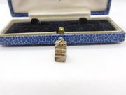Sterling Silver Traditional Cash Register Charm Pendant Vintage c1970