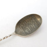 Sterling Silver Peterborough Cathedral Souvenir Teaspoon Antique 1913