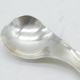 Arts & Crafts Sterling Silver Planished Tea Caddy Spoon Vintage 1997 London