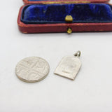 Sterling Silver Bude Milestone Charm Pendant Vintage c1970