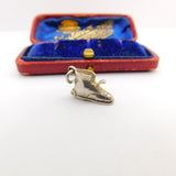 Sterling Silver Openable Just Married Boot Charm Pendant Vintage c1970