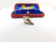 Sterling Silver Openable Just Married Boot Charm Pendant Vintage c1970