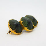 19th Century 12ct Gold Mounted Egyptian Scarab Beetle Brooch Antique c1860s
