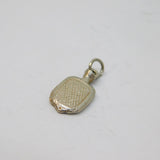 Sterling Silver Hot Water Bottle Charm Pendant Vintage c1970