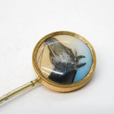 Victorian Rolled Gold & Enamel Horse Racing Interest Stick Pin AF Antique c1890