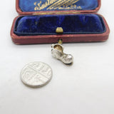Sterling Silver Old Boot Charm Pendant Vintage c1970
