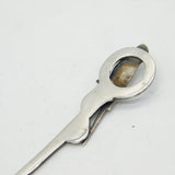 Sterling Silver Enamel 'Budgerigar Society' Teaspoon Antique 1937 Birmingham