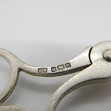 Edwardian Sterling Silver Bird Claw Sugar Nips Antique 1907 Sheffield