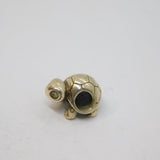 Sterling Silver Turtle Charmbead For Bracelet Vintage c2000