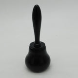 Sterling Silver & Carved Treen 'Wood Green Stone Laying' Commemorative Bell