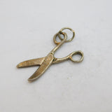 Sterling Silver Scissors Form Charm Pendant Vintage c1970s