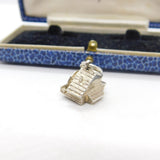 Sterling Silver Traditional River Flour Mill Charm Pendant Vintage c1970